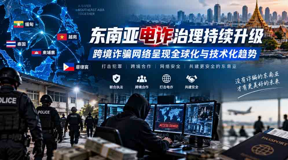 东南亚电诈治理持续升级：跨境诈骗网络呈现全球化与技术化趋势