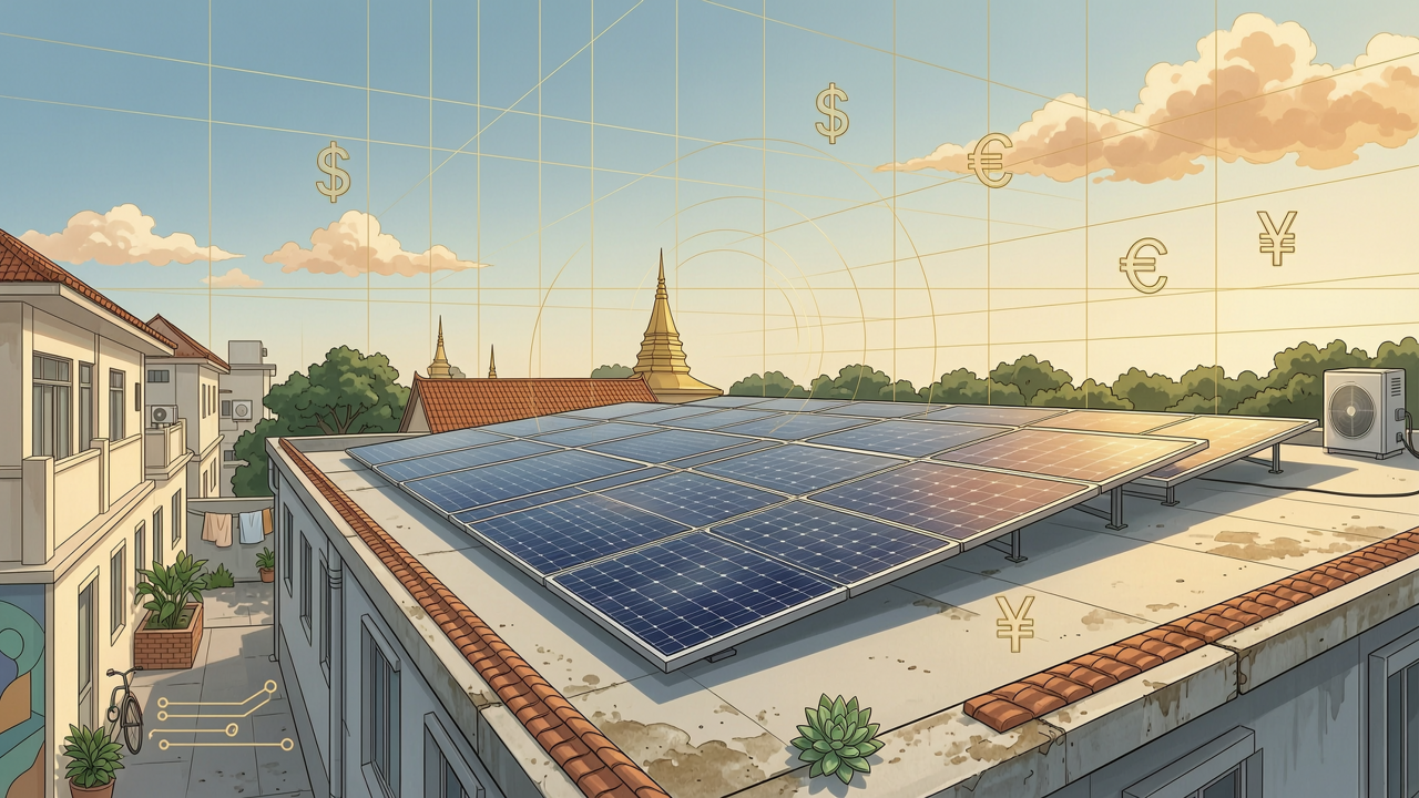 泰国财长公布拟议屋顶太阳能补贴计划